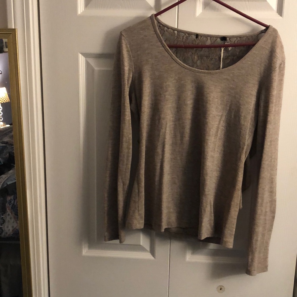 Cotton fun lace top